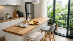 Bếp mini bar cho căn hộ nhỏ: 10 cách bố trí gọn đẹp, tiện ăn uống mỗi ngày